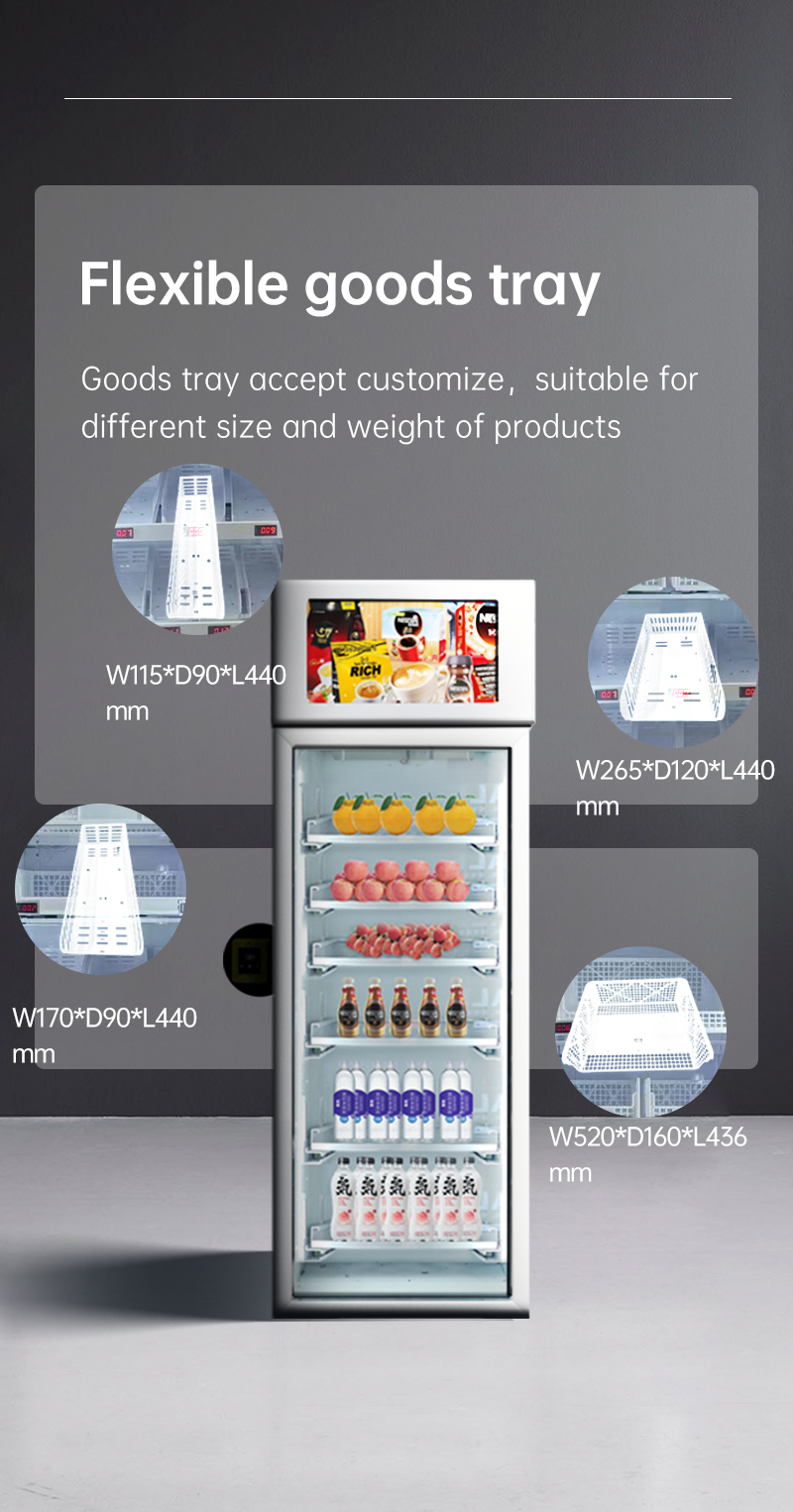 why choose Smart Freezer Vending Machine for Pre-made Meal equipped smart management software system