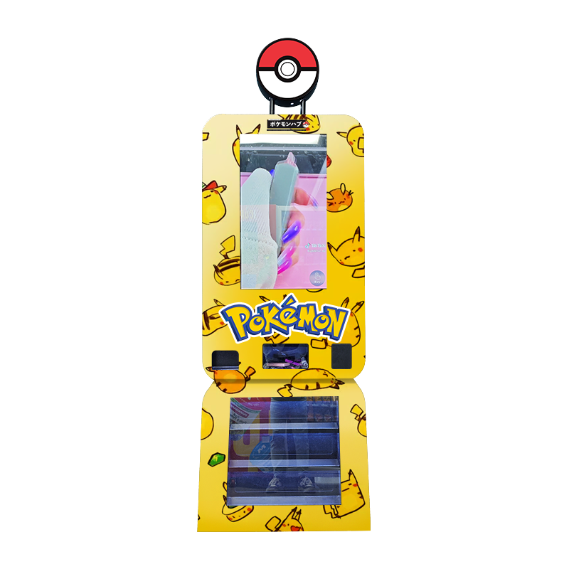 Custom Pokémon TCG Automated Retail Vending Machines with Touch Screen Card Reader