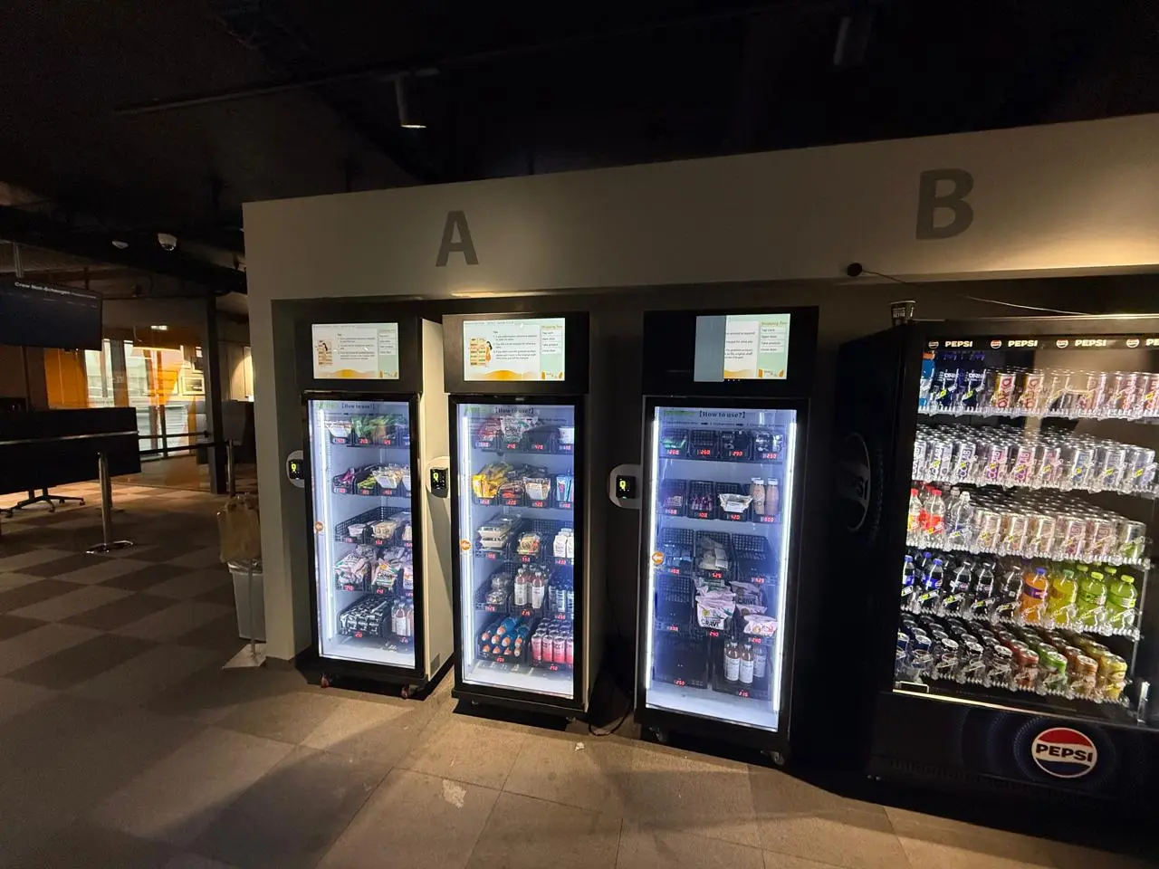 Smart Fridge Vending Machine in the Iceland