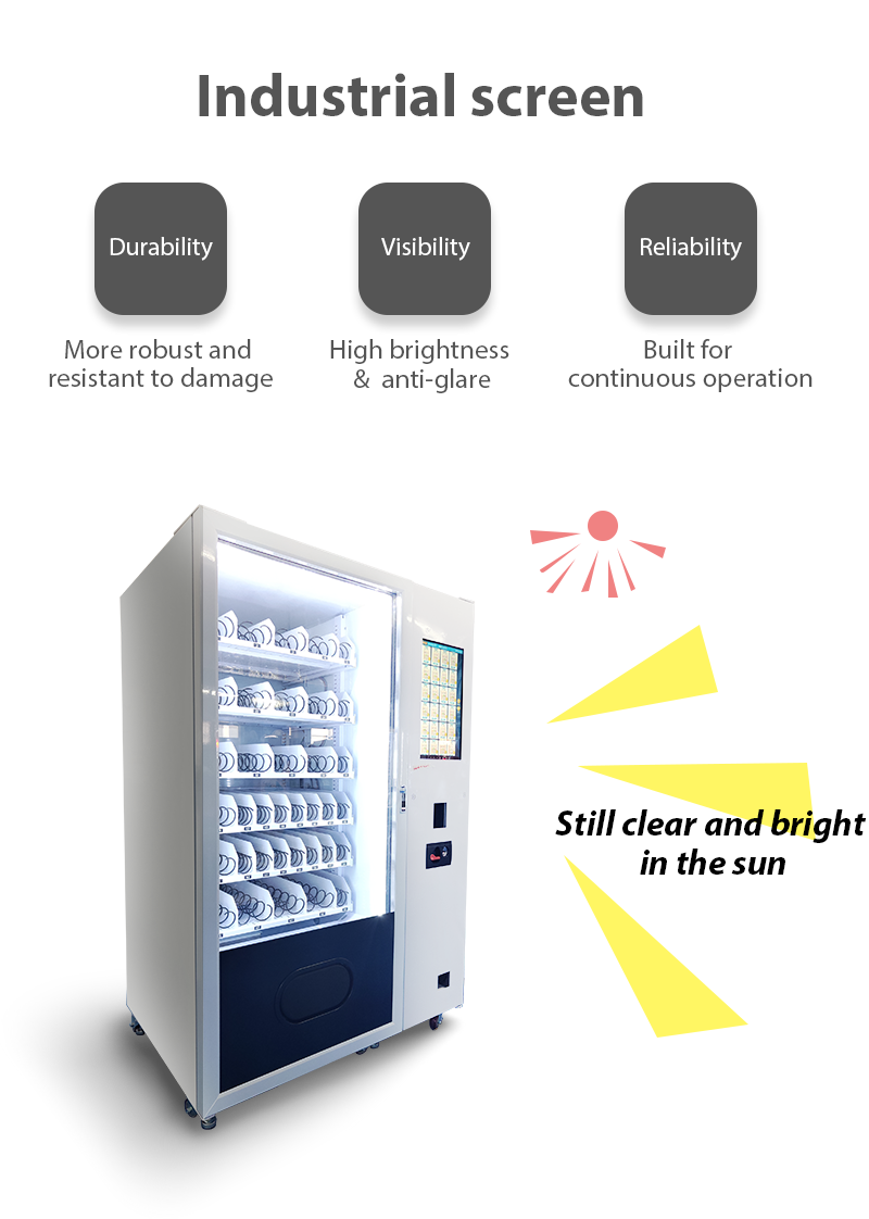 industrial touchscreen for Outdoor Umbrella Vending Machine for Sale Raincoats