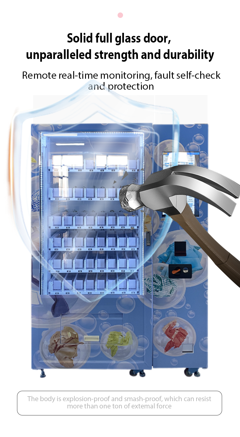 Big Capacity Big Capacity Laundry Detergent Vending Machine with Lift for Selling Washing Powder Soap
