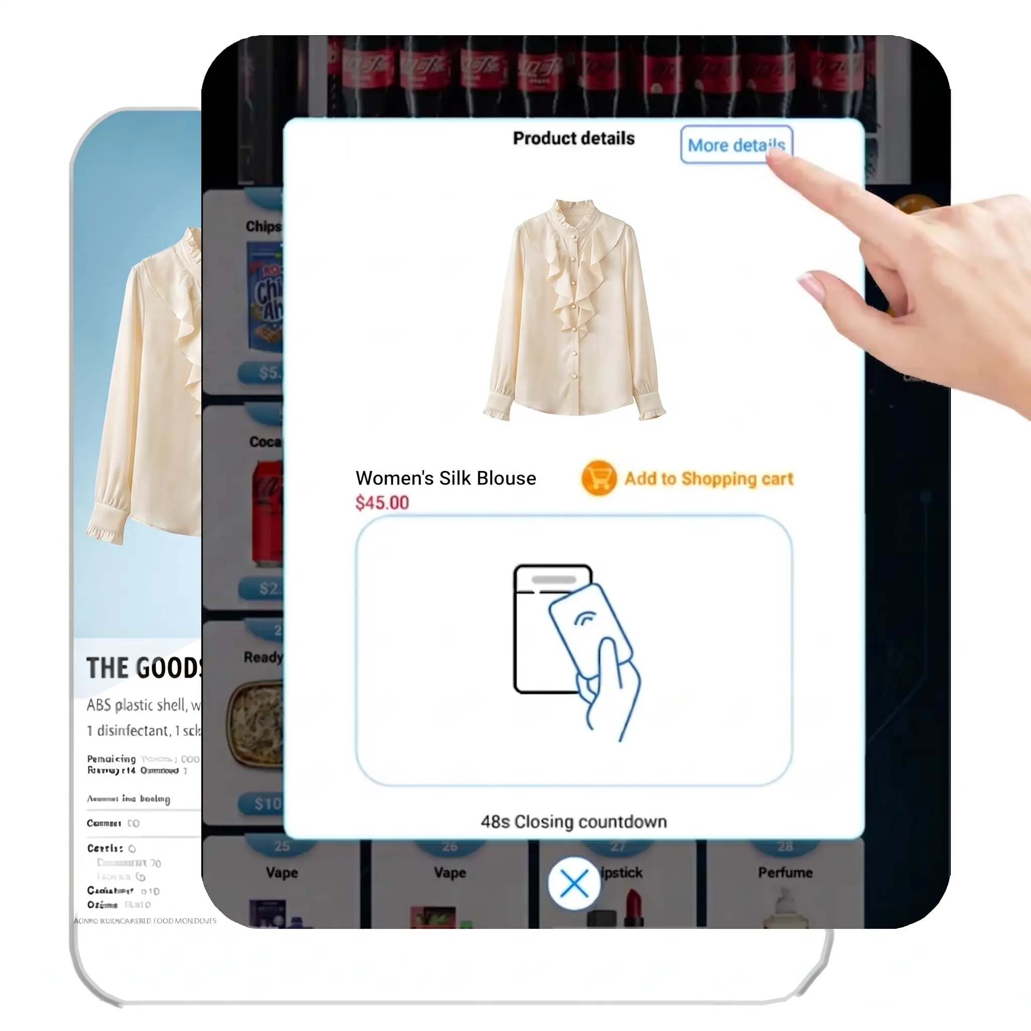 smart marketing features of Women's T-Shirt Vending Machine