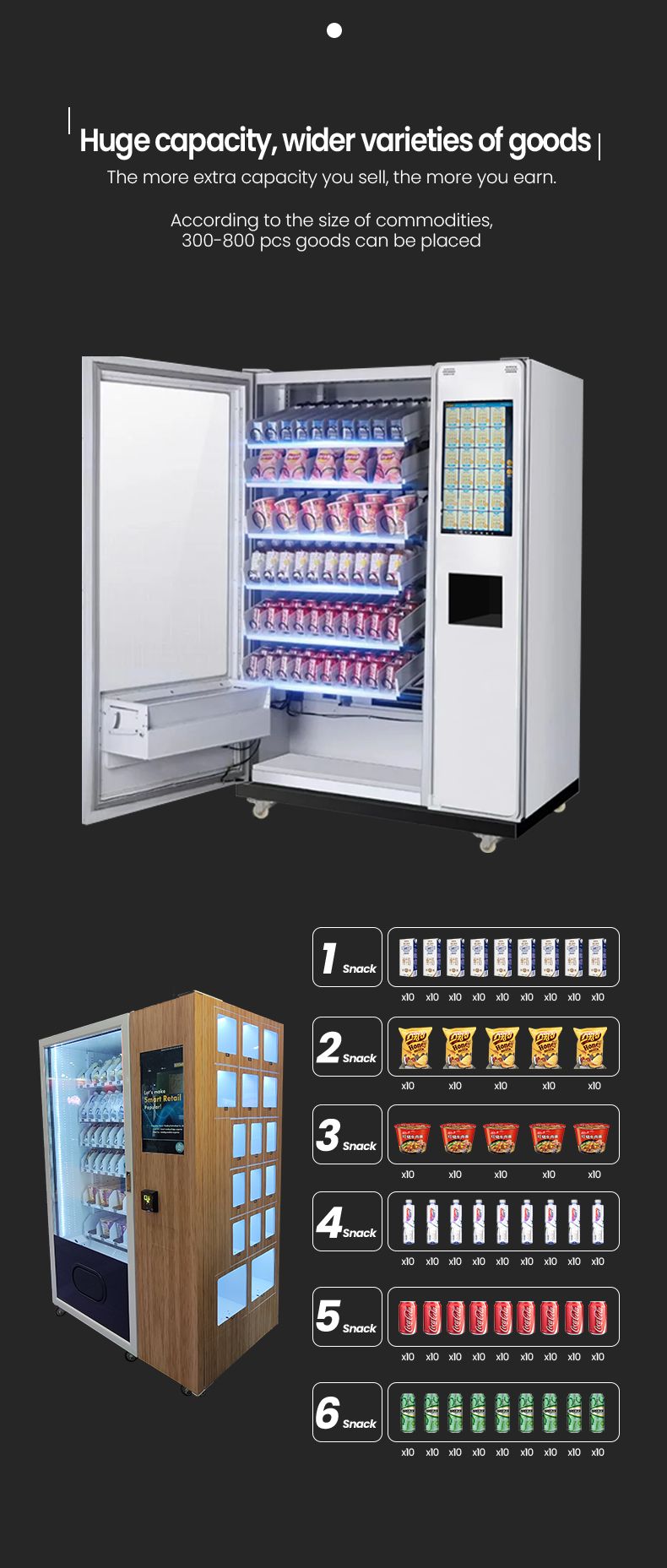 Personal Hygiene Items Vending Machine for Toothpaste Deodorants Dental Flossing for Hotels Schools University