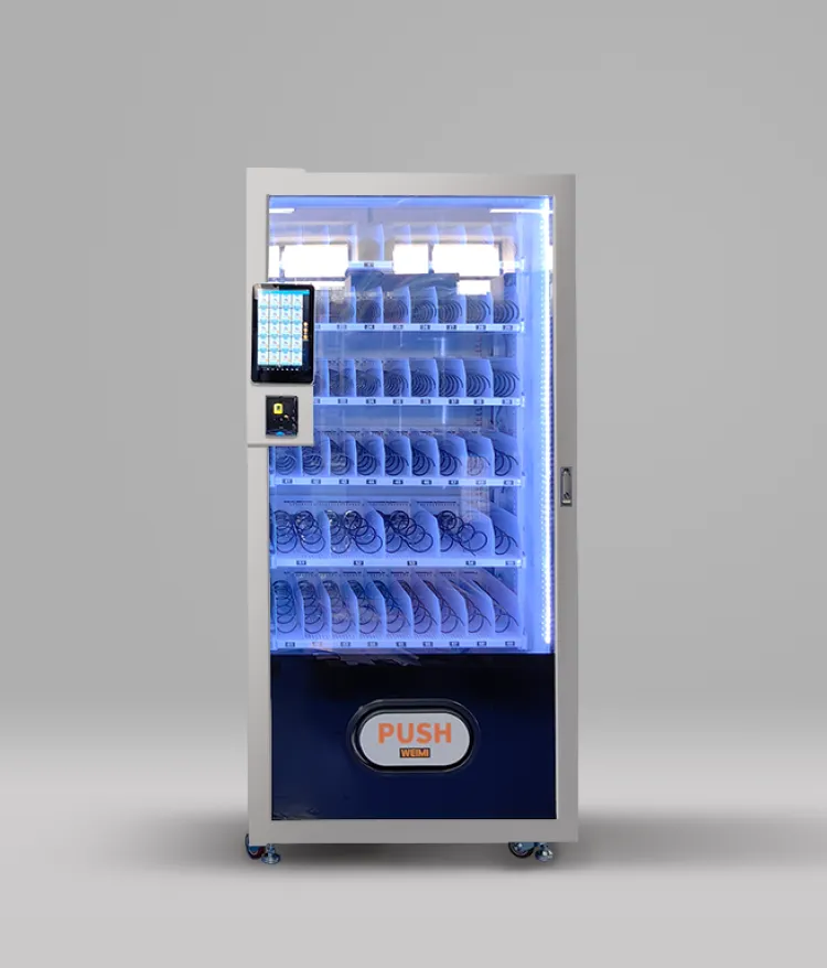 Small Snack and Drink Vending Machine with 10 inch Touchscreen for Shopping Mall and Unmanned Store