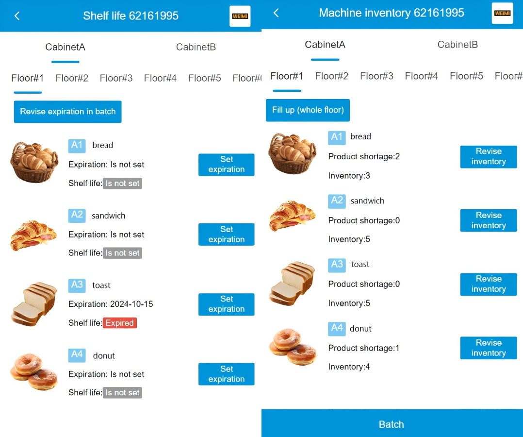 Smart Mini Vending Machine for Fresh Cakes run easily your business from your phone