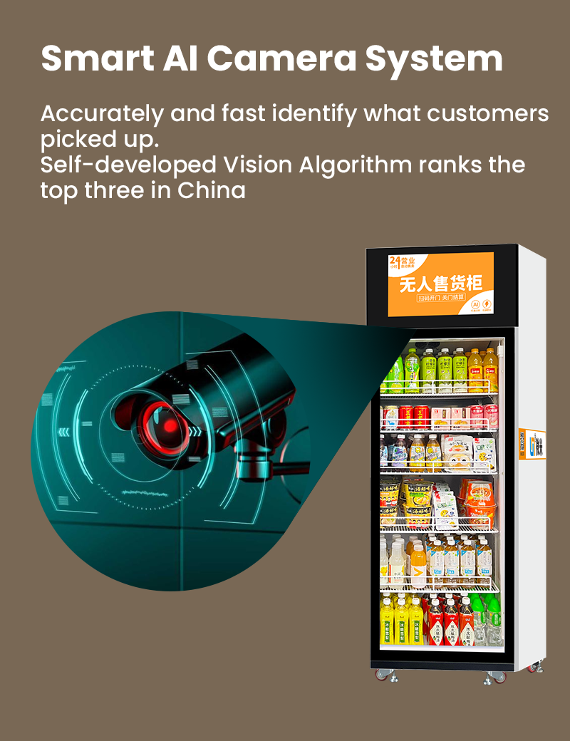WEIMI AI Vending Fridge | 99.5% Accuracy Smart Retail