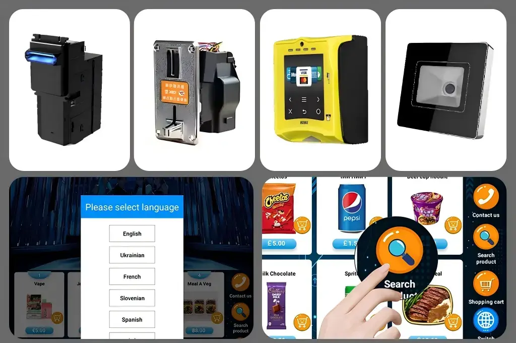 Mini Wall-mounted Vape Vending Machine with optional payment terminals