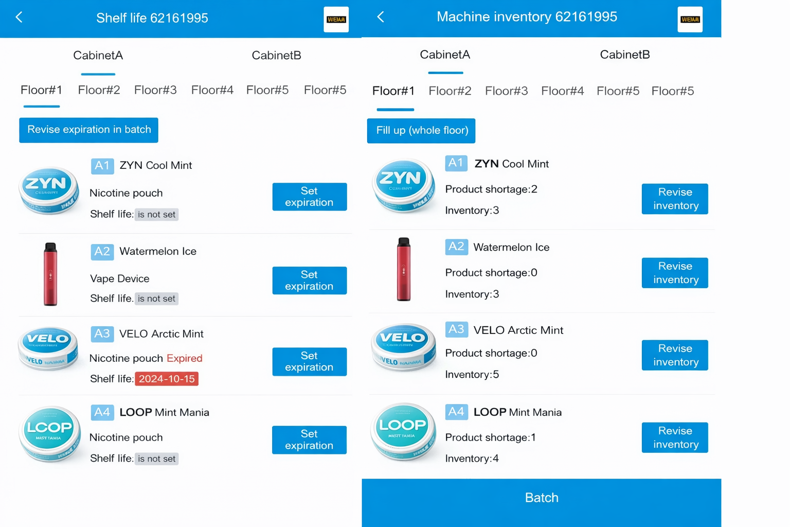 Mini Nicotine Pouches Vending Machine Compliant 24/7 Retail