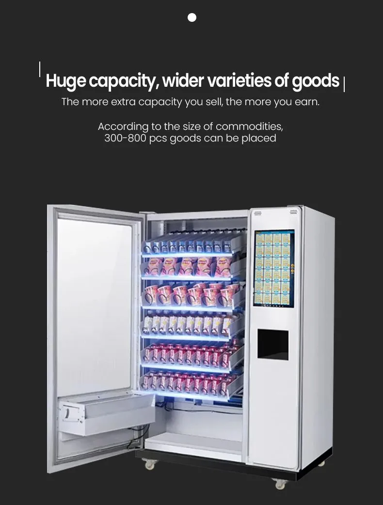 Snack Drink Vending Machine with GrabPay Boost for Malaysia customized payment systems