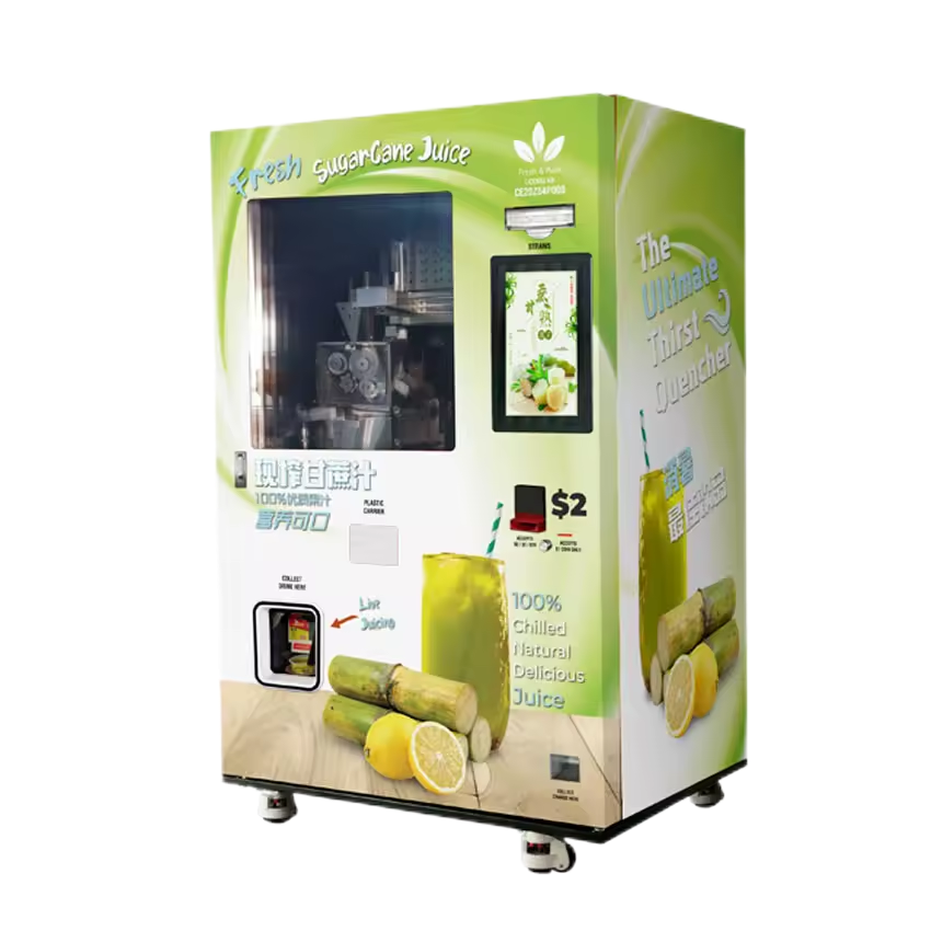 Freshly Squeezed Sugarcane Juice Machine