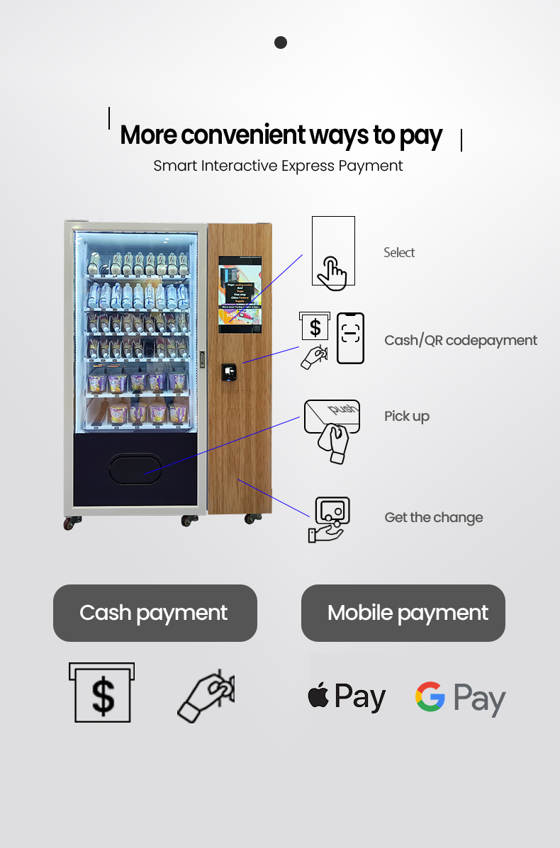 Personal Hygiene Items Vending Machine for Toothpaste Deodorants Dental Flossing for Hotels Schools University