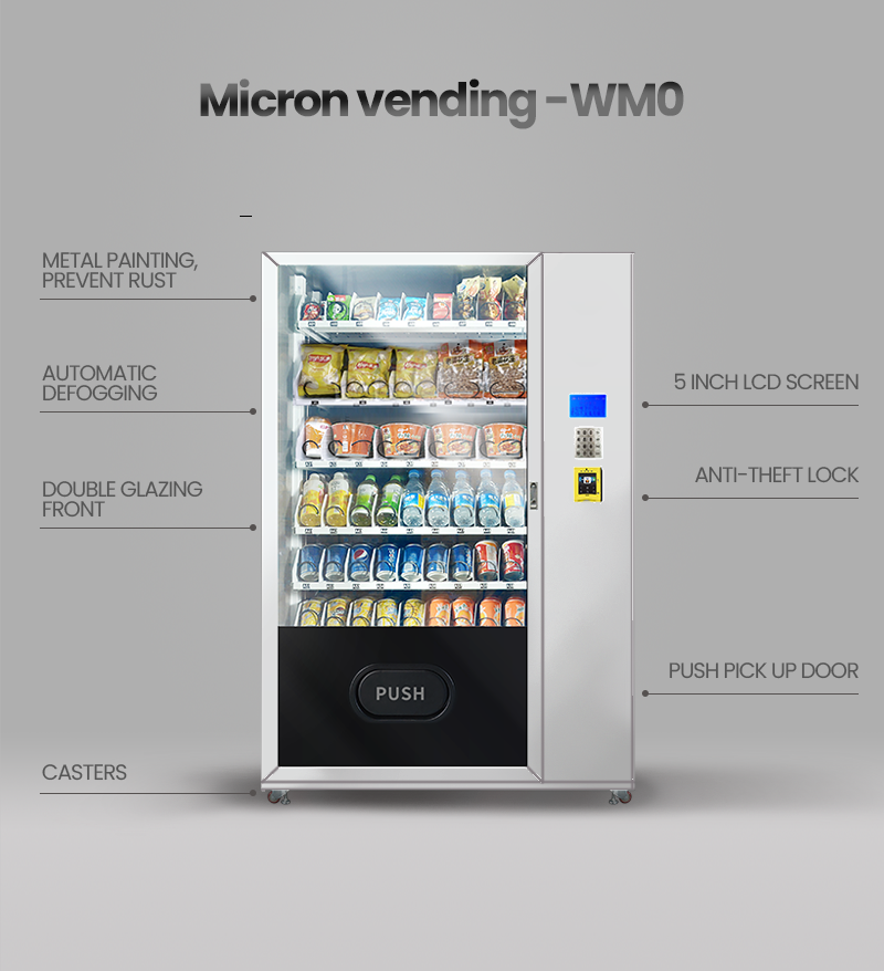 Age Verification Vending Machine for Germany electric heating never fog