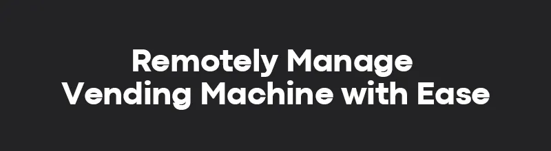 Hot Food Vending Machine with Elevator Built-in Microwave remote management