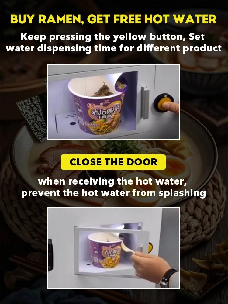 Ramen Vending Machine for 24/7 Hot Noodle Sales
