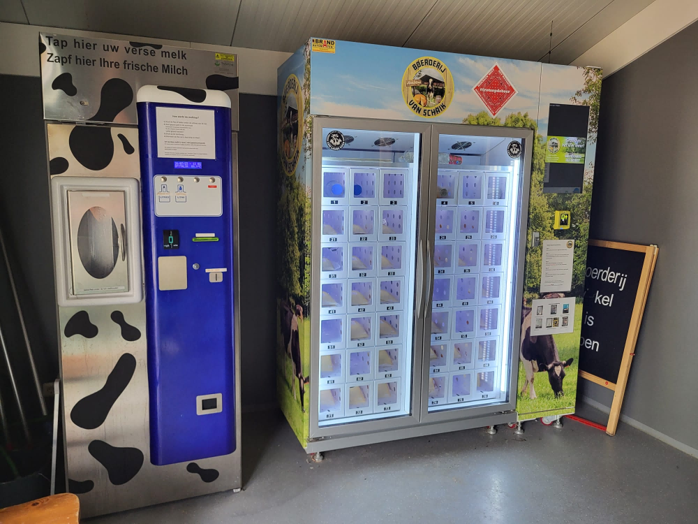 Eco-Friendly Cheese Vending Machine