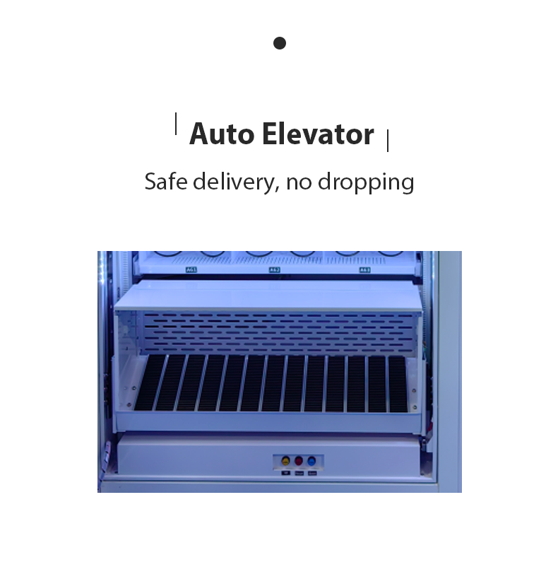 auto elevator for Fresh Salad Fruit Desserts Vending Machine with Pusher Slots Card Reader for Dining Hall Shopping Mall