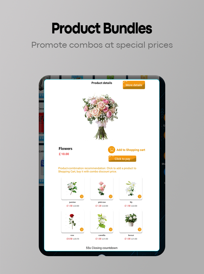 Hot sale fresh flower vending machine with cooling locker, touch screen, card reader