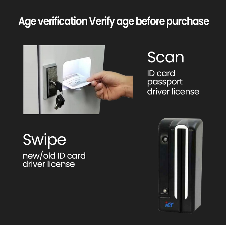 individual cigarette vending machine with ID verification