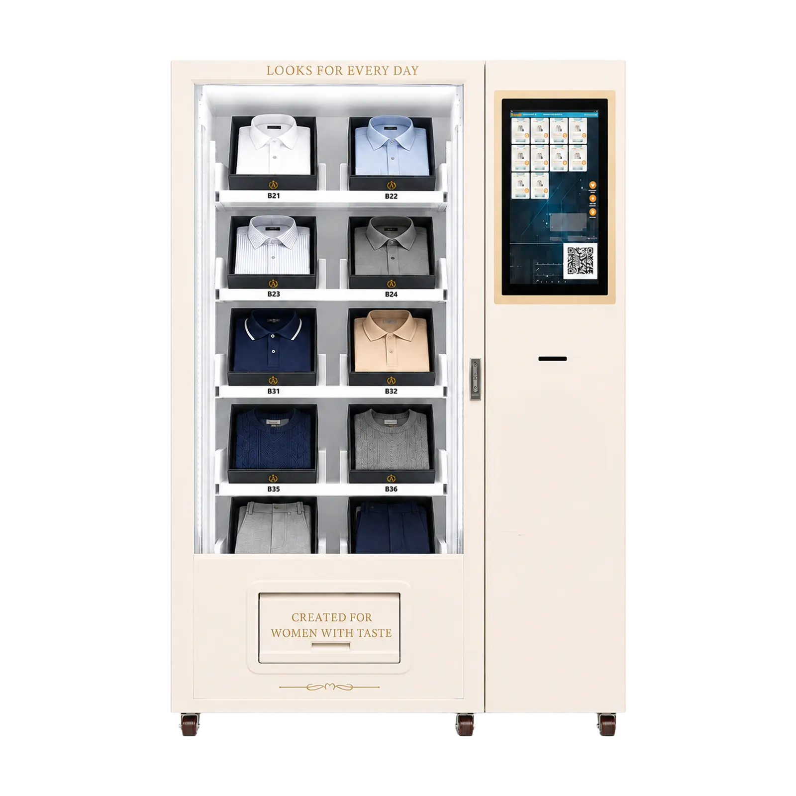 Women's T-Shirt Vending Machine tailored specifically for women's apparel