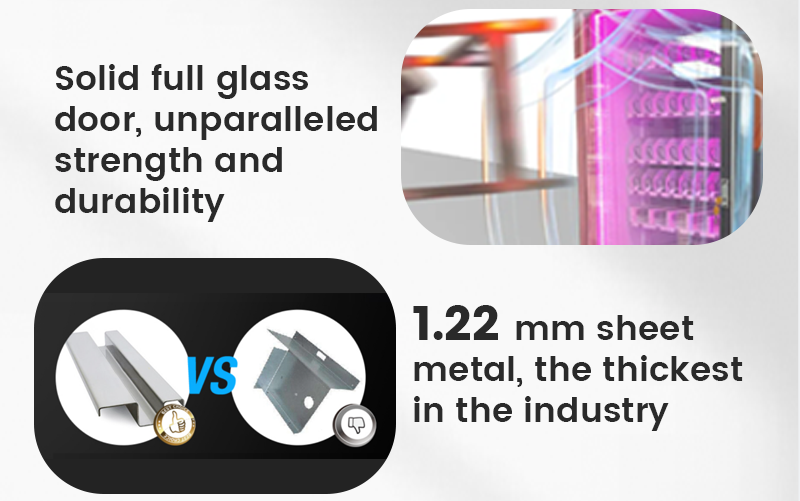 FamilyMart Partners with WEIMI Smart Vending solid full glass door thickest sheet metal
