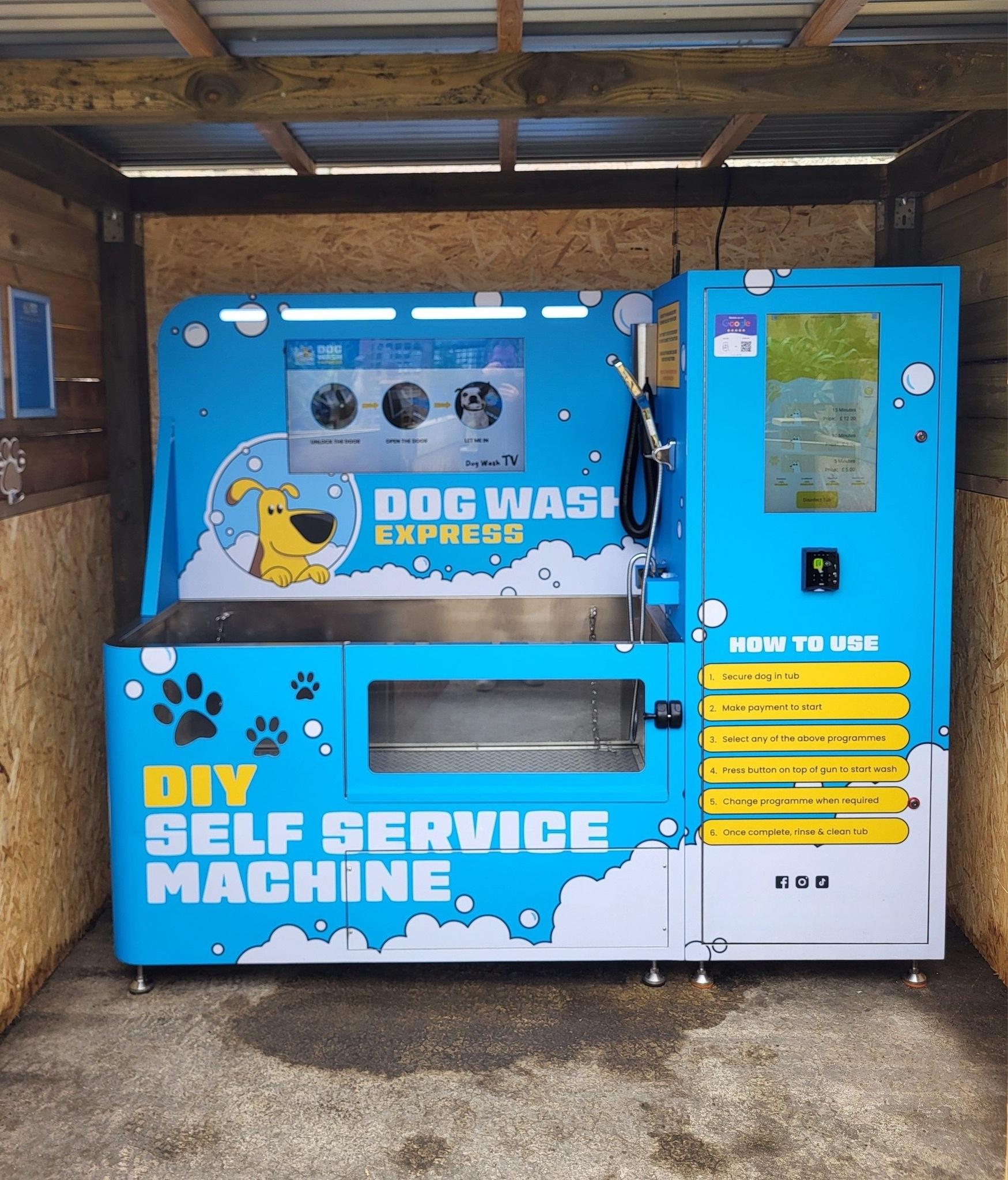 Self-Service Dog Wash Machine in UK