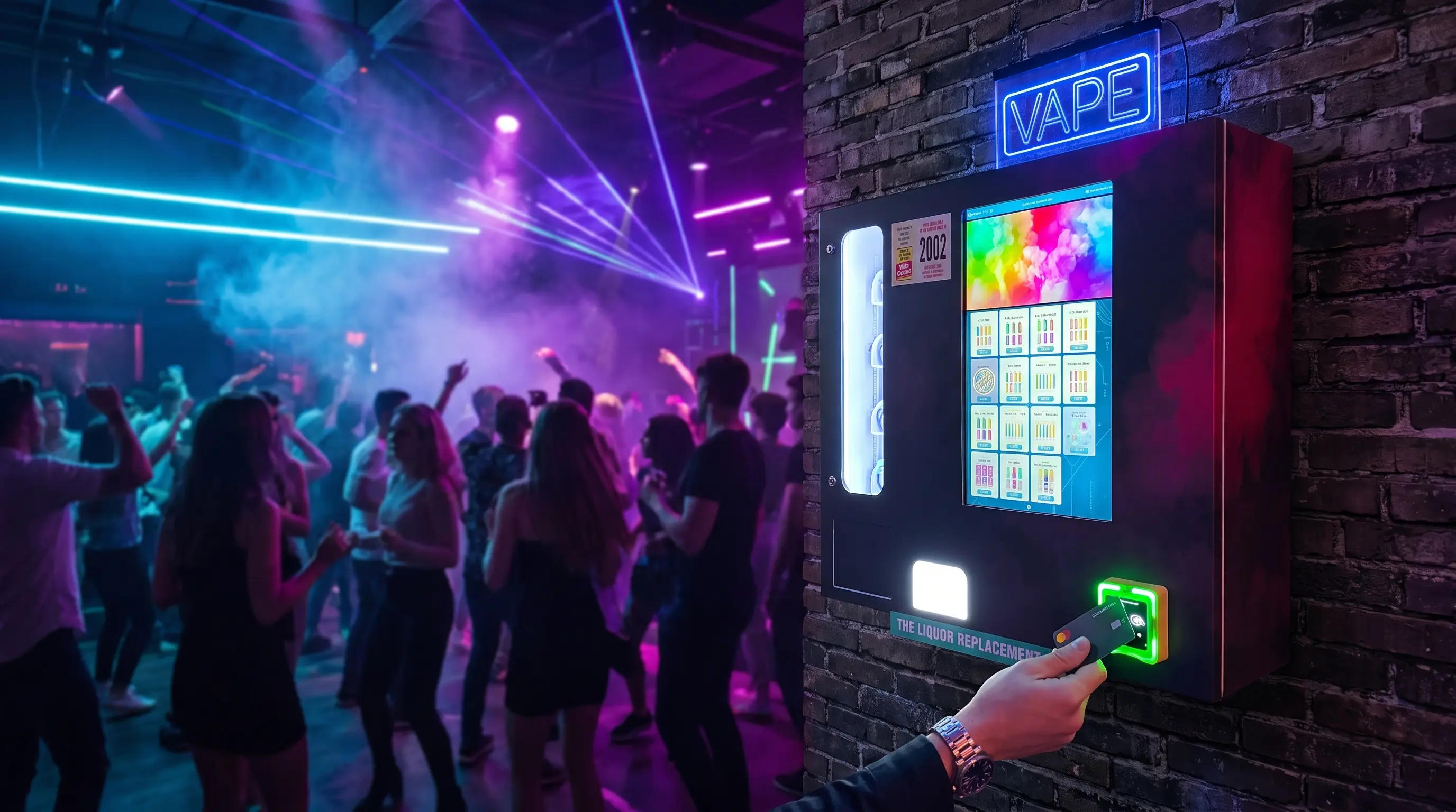Mini Wall-mounted Vape Vending Machine for Bars & Clubs
