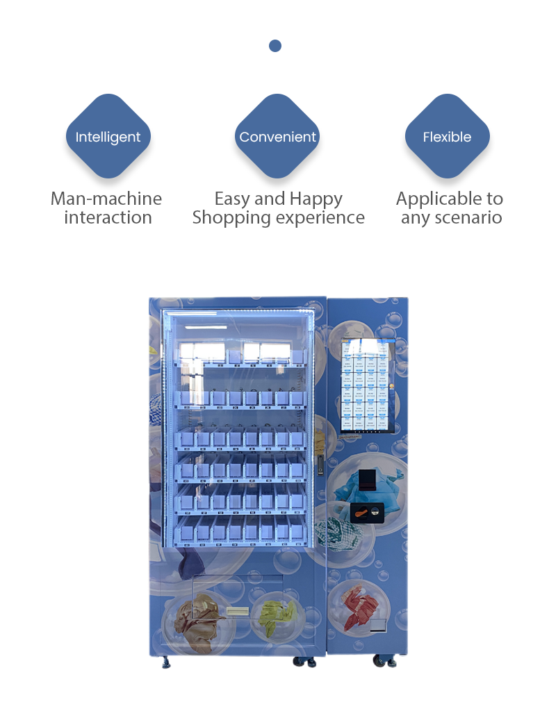 Big Capacity Big Capacity Laundry Detergent Vending Machine with Lift for Selling Washing Powder Soap