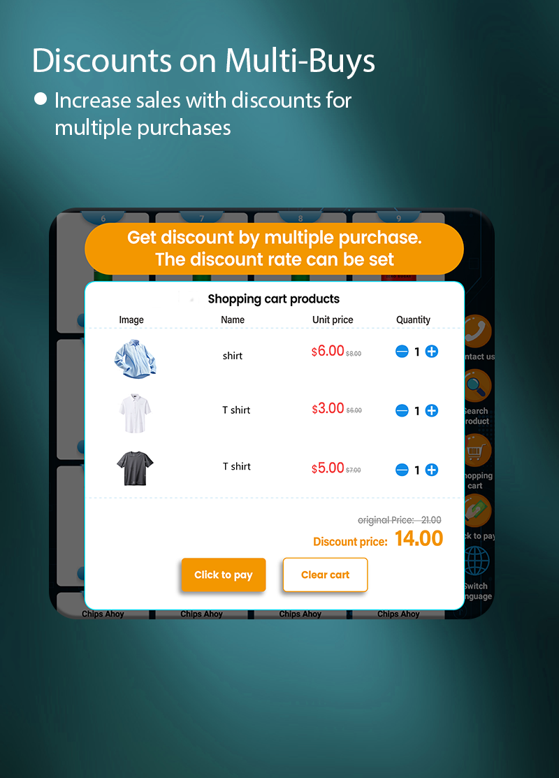 T-shirts Clothing Vending Machine Big Digital Touchscreen buy more clothings with at a lower price