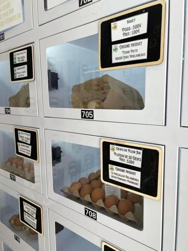 Smart Mini Vending Machine for Eggs Refrigerated Farm-to-Table Retail