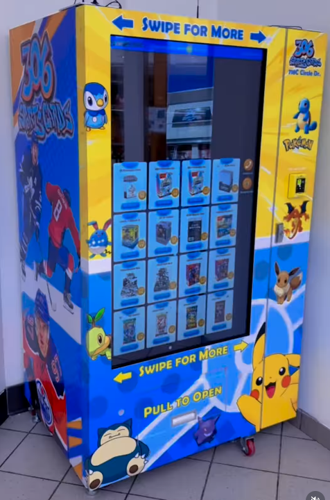 Pokémon Center Vending Machine | Full Touch Pokémon Card Dispenser