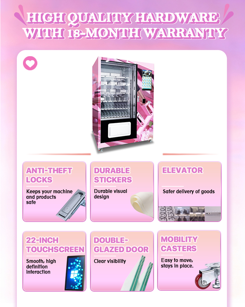 Skin Care Vending Machine with Free Sample Feature