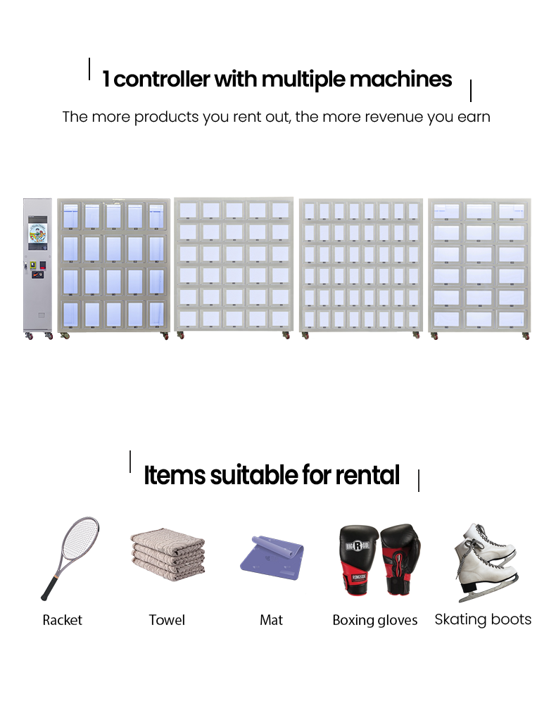 Gym Towel Vending Machine for Towel Storage and Management sport equipment accessories rental