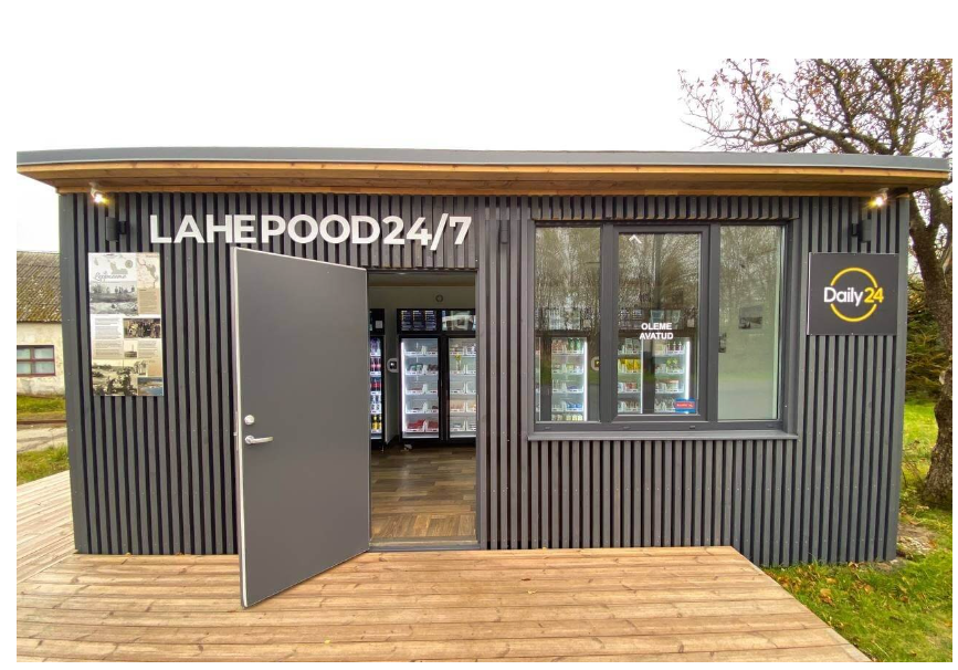 Container Store Vending Machine Unmanned Retail for Fresh Food Coffee Daily Necessities