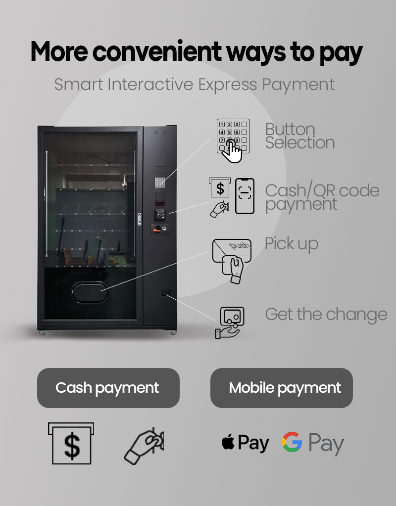 Age Verification Vending Machine for Germany four slot options