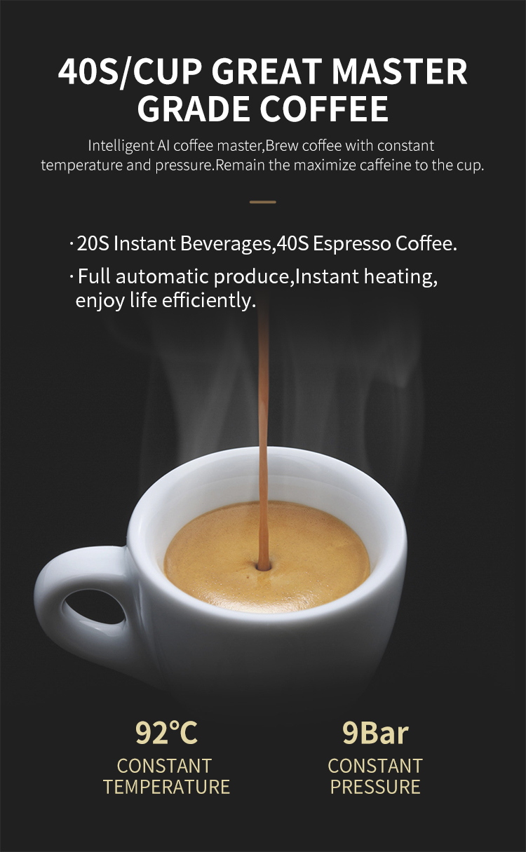floor standing Commercial Coffee Vending Machine for office great master grade coffee constant temperature and pressure