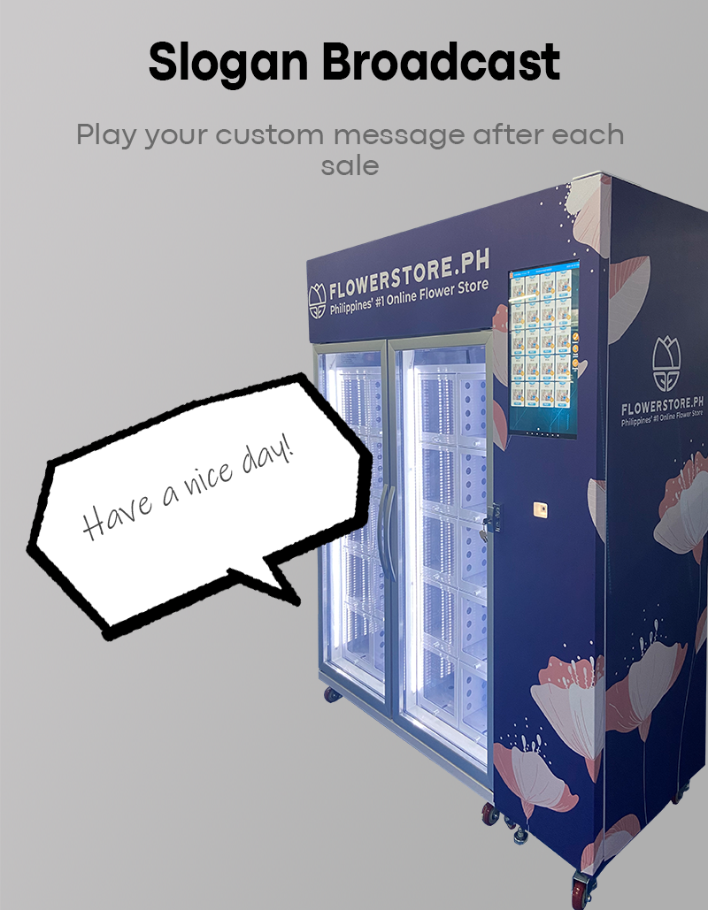 Refrigerated Bouquet Flower Vending Machine