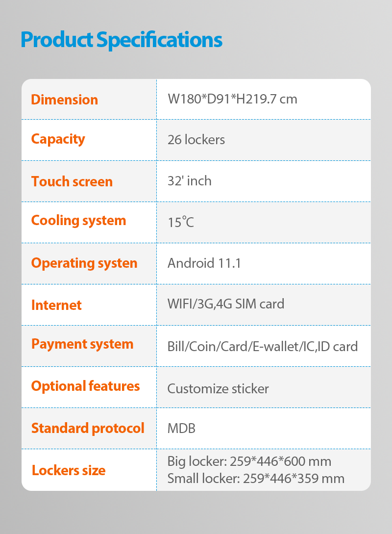 Custom Logo 24-Hour Flower Vending Machine specification