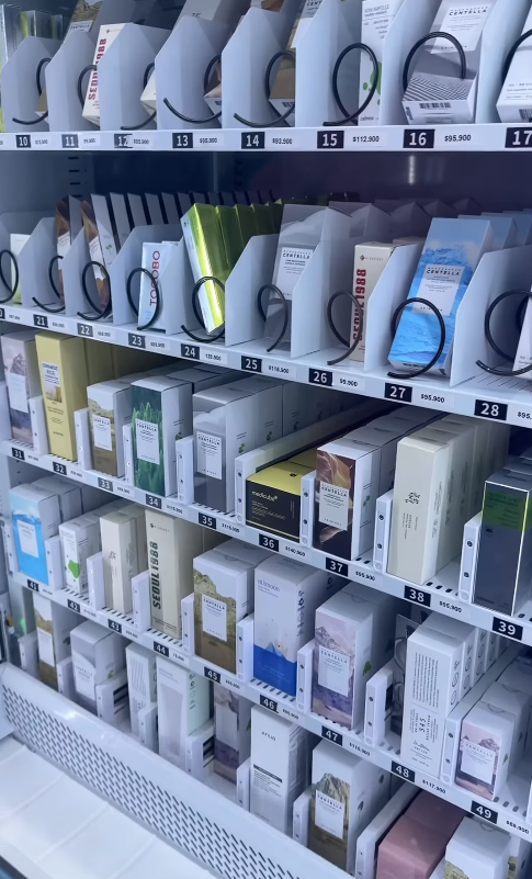 what can be sold in the Mall Beauty Vending Machine