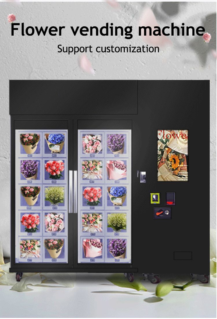 Refrigerated Locker Vending Machine Bouquet Flower Vending Machine support customization OEM/ODM Flower Vending Machine