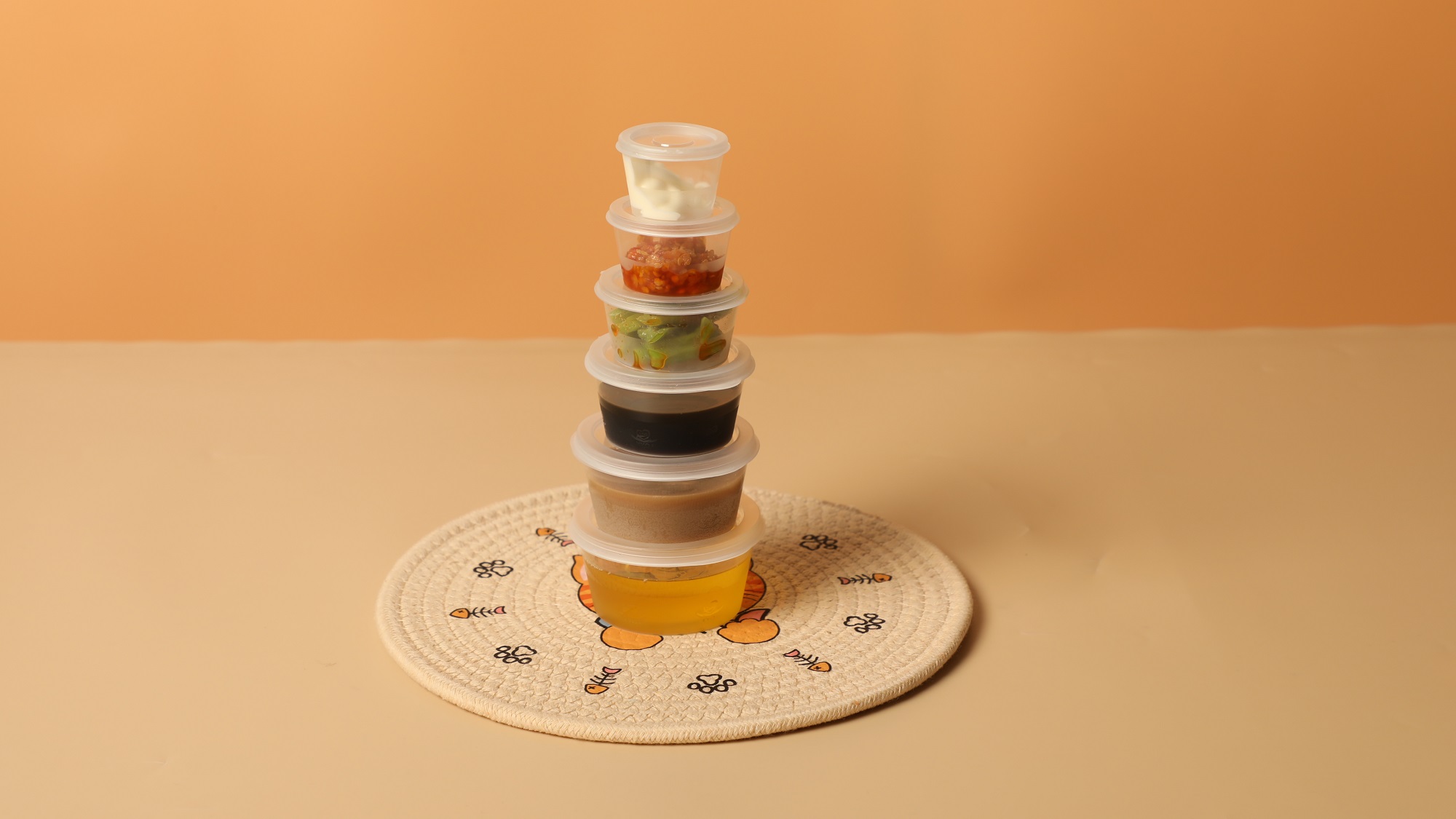 plastic portion cups