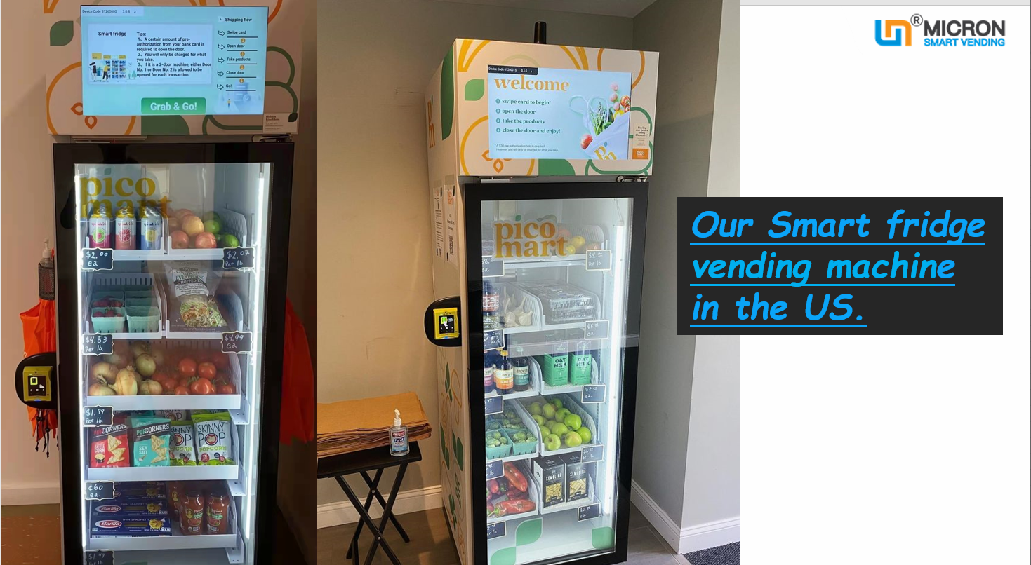 Weimi smart fridge vending machine in the US