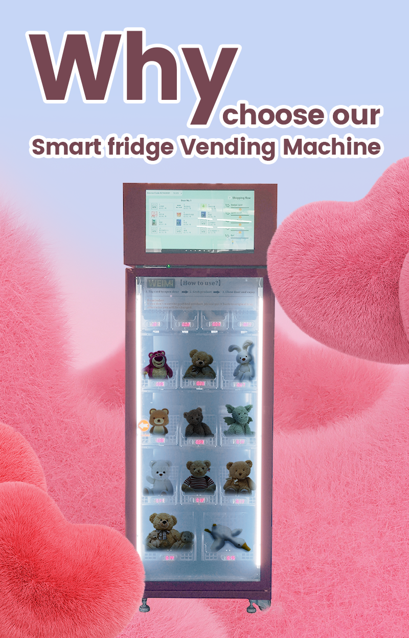 Micron Stuffed Animals Vending Machine for Amusement Game Center