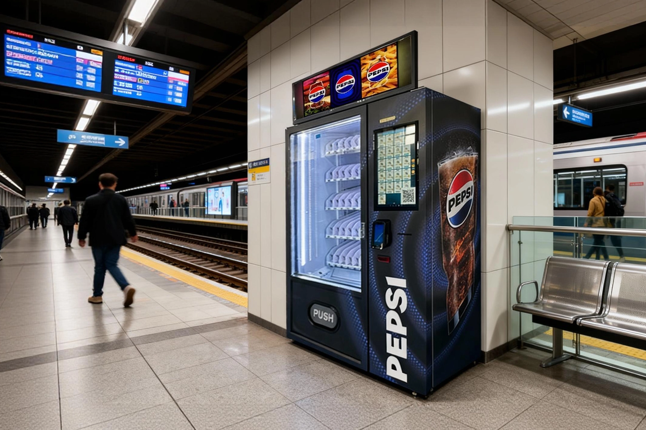 Weimi cold drink soda machine in stations