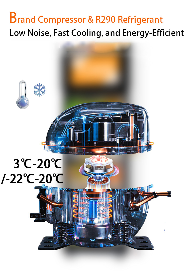 Weimi frozen meat vending machine for sale with brand compressor, our machine with the features of low noise, fast cooling and energy-efficient