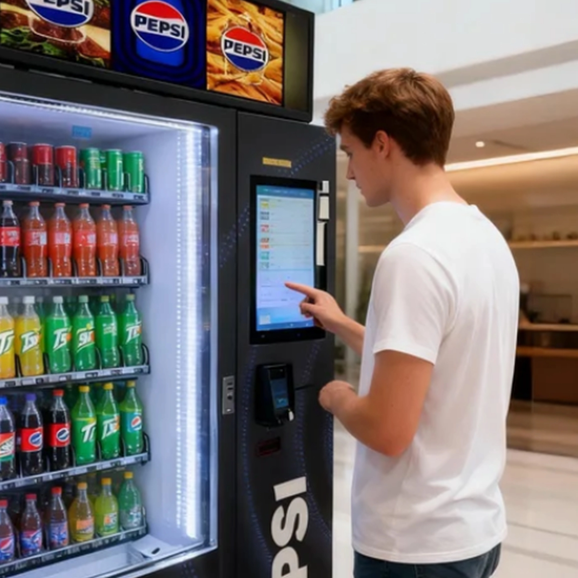Weimi smart cold drink vending machine can boost merchant's sales by 30%