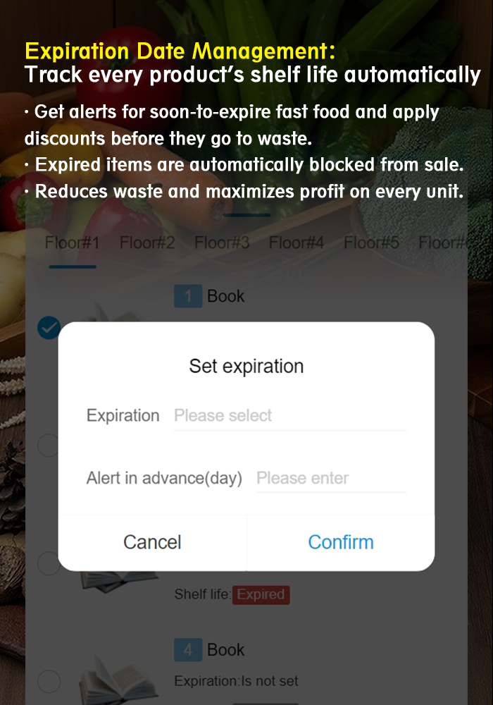 Expiration date management to reduce waste and maximizes profits on every unit