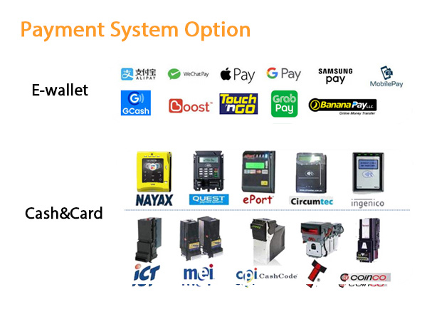 weimi snack dispenser with awning ensures different types of payment, making customer have flexible shopping experience
