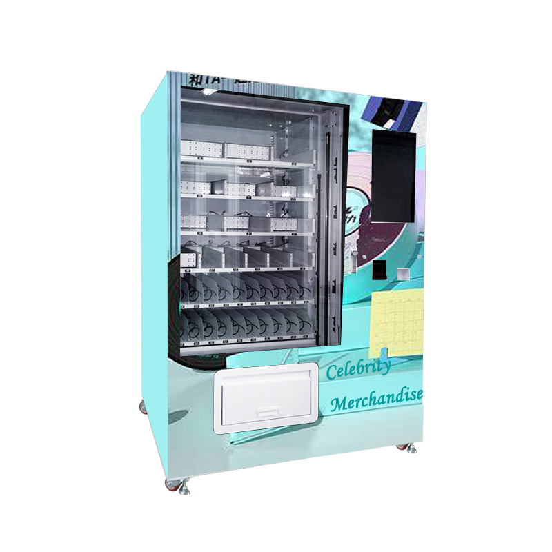 weimi celebrity merchandise vending machine with high quality hardware and 21.5'inch touchscreen for better shopping experience