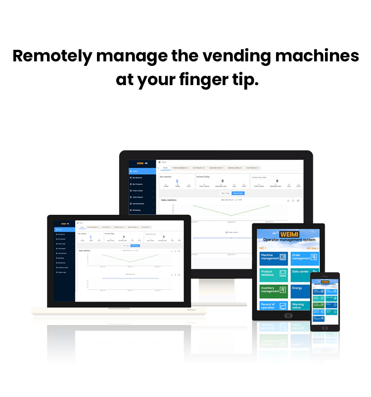 smart fridge ice cream vending machine with smart management system.vending machine for ice cream