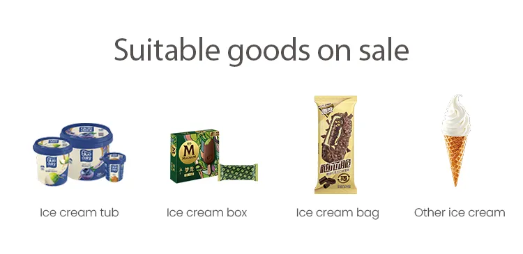 smart fridge ice cream vending machine suitable goods on sale. smart vending machine ice cream